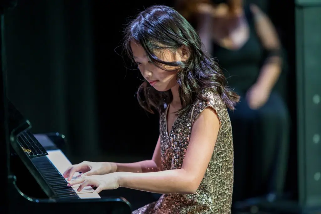 Piano Student Performing