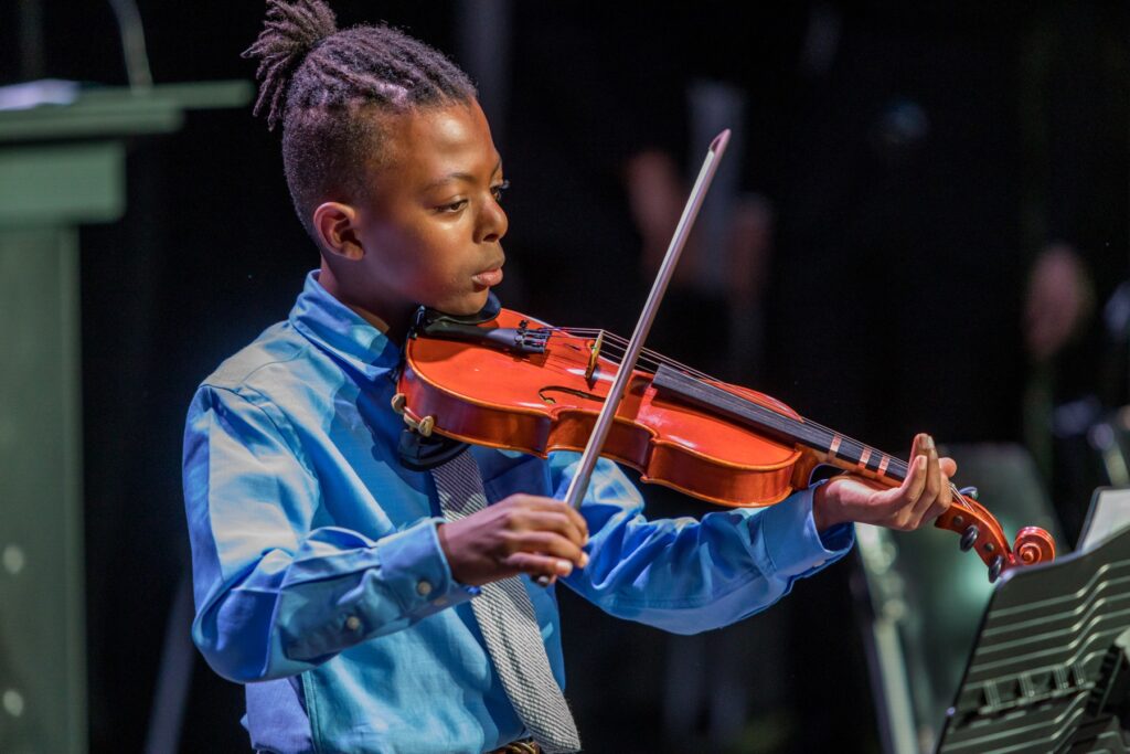 Young Viola Student